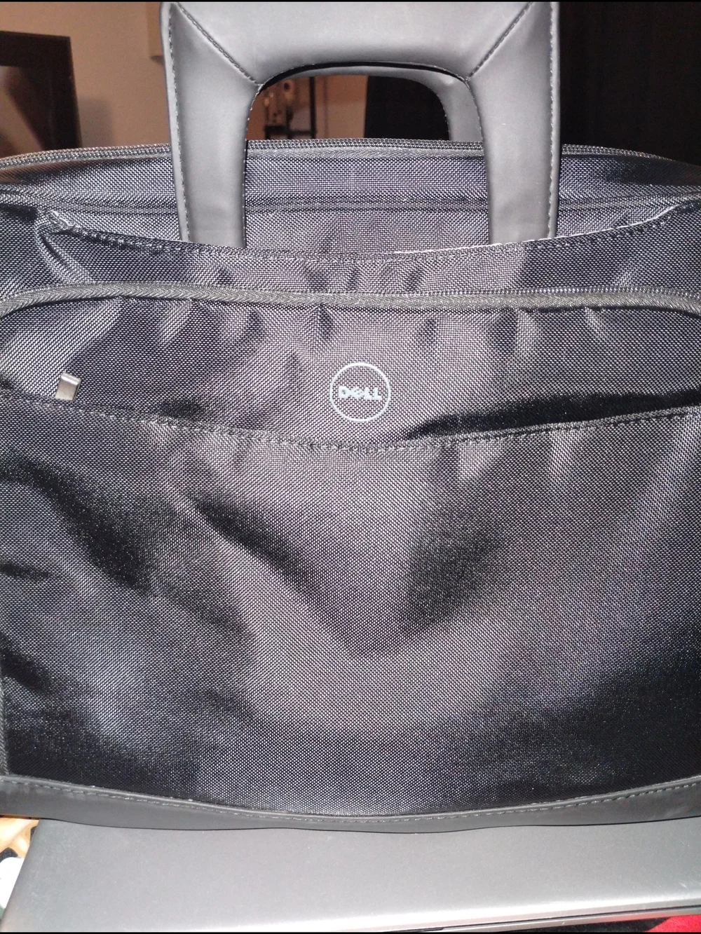 Dell Black Soft-Shell Laptop Briefcase with Top Handle